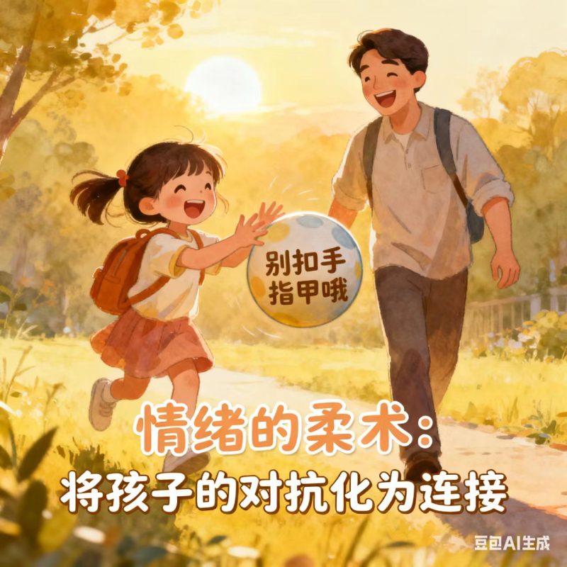 情绪的“柔术”：如何将孩子的对抗化为连接